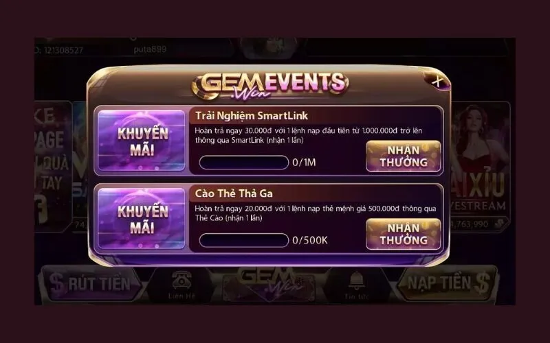 Game tài xỉu trên Gemwin có tỷ lệ trả thưởng nhang chóng